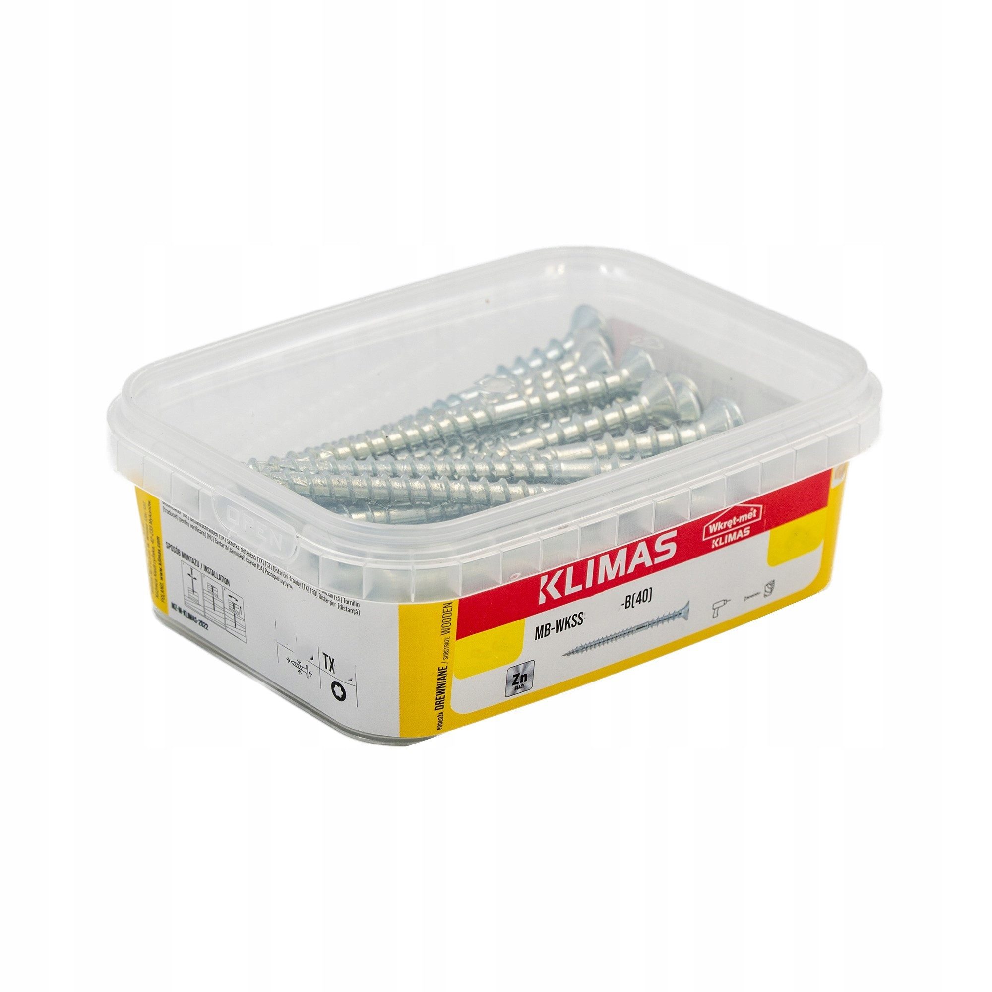 Klimas Schraube Distanzschrauben, (40 St)