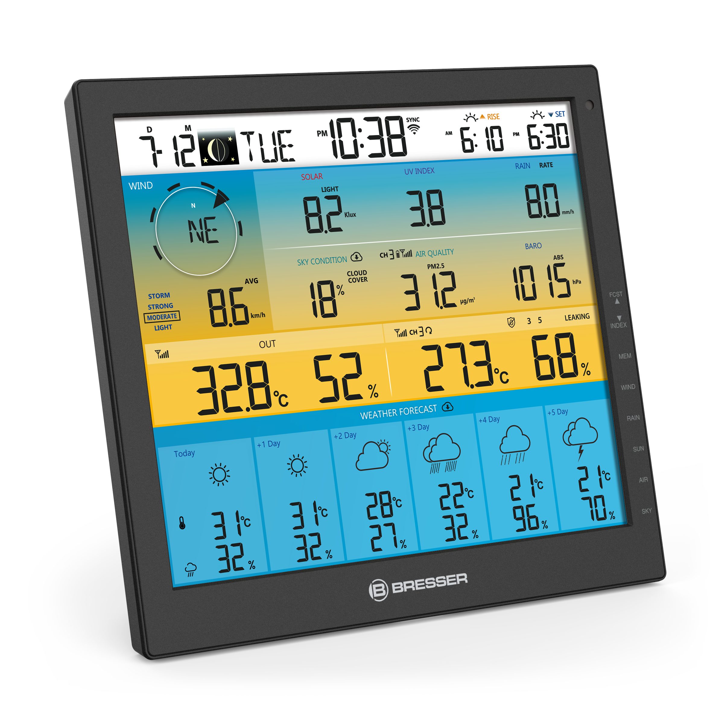 BRESSER BRESSER zusätzliche / Ersatz-Basisstation für 7003220 6-Tage 4CAST PR… Wetterstation