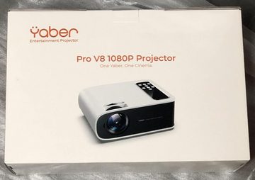 Yaber Portabler Projektor (1920x1080 px, Projektor heimkinoprojektor trapezkorrektur unterstützt projektor)
