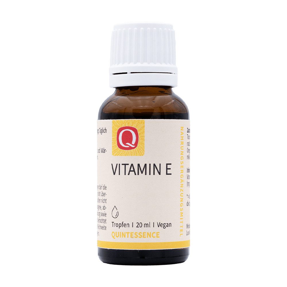 Quintessence Vitamin E - alle acht Arten von Vitamin E Tropfen, 20 ml