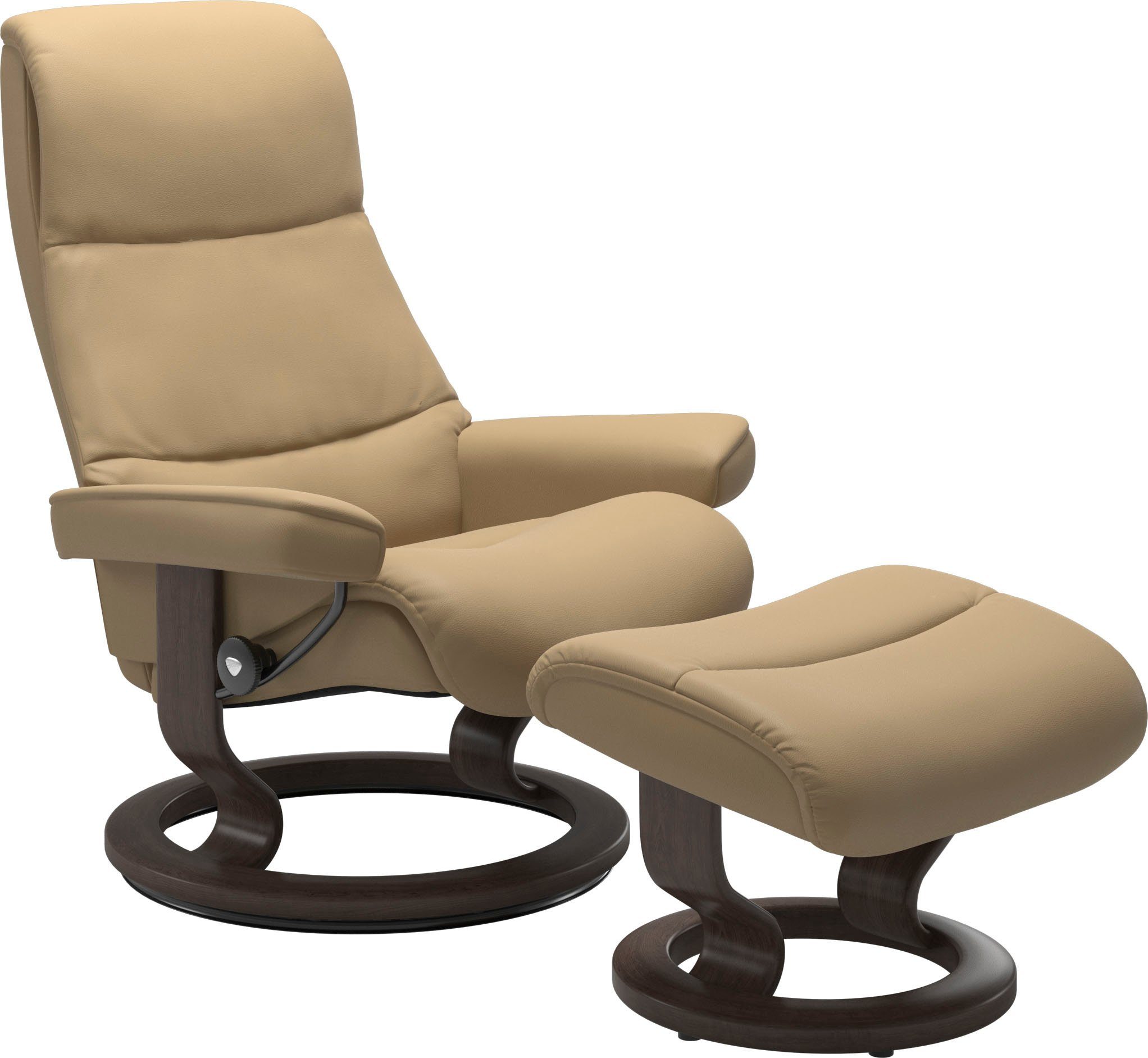 Relaxsessel View, L,Gestell Wenge Classic Größe Stressless® Base, mit