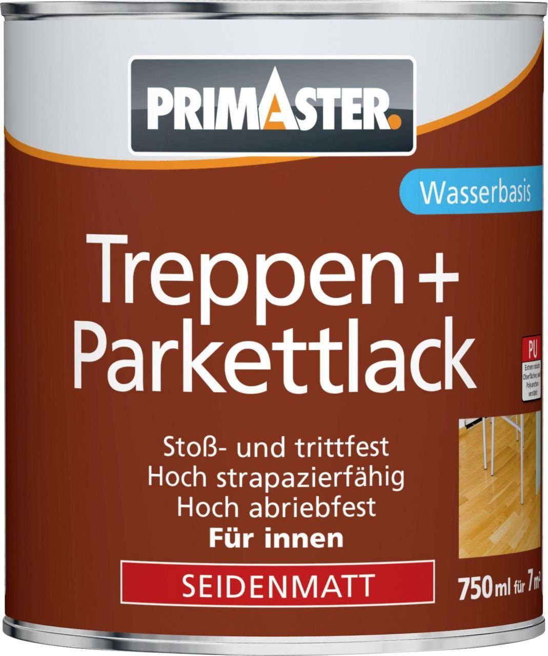 750 ml Primaster Treppen Primaster Klarlack Parkettlack und