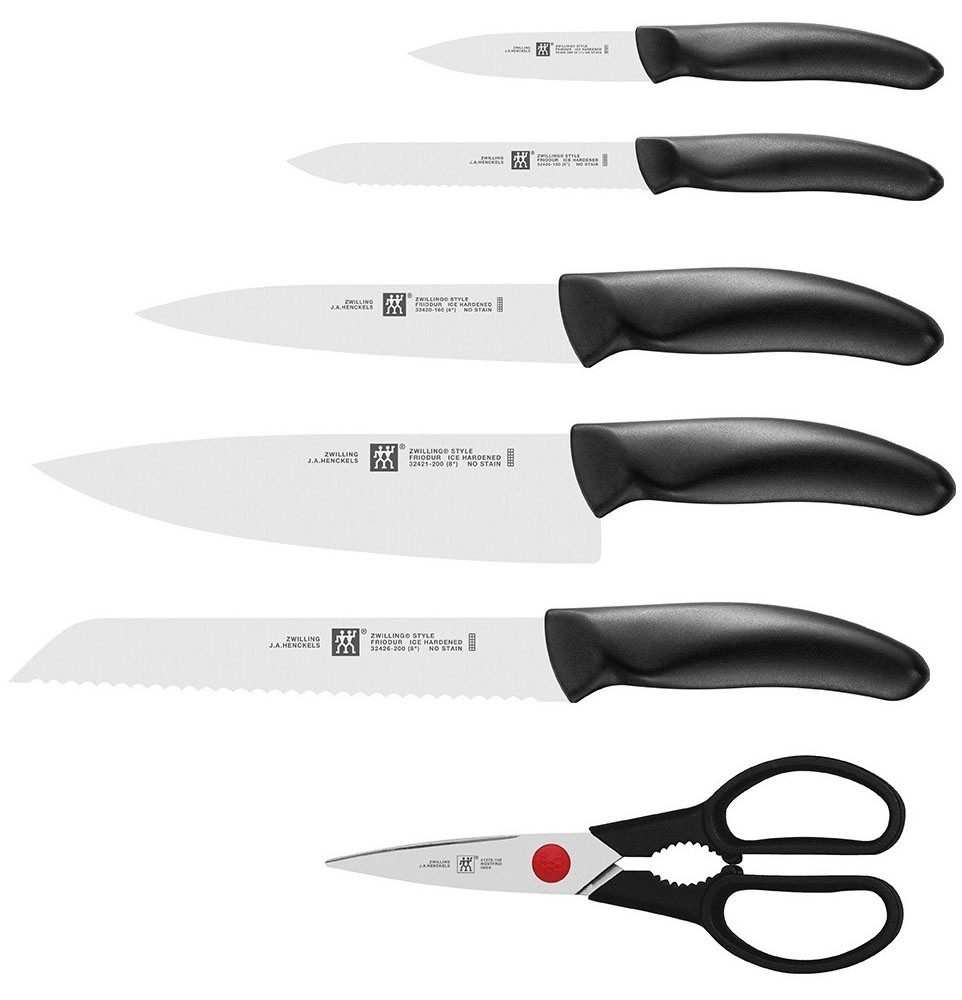 Zwilling Messerblock STYLE (7tlg), selbstschärfend, KiS Technologie, Eisgehärtete FRIODUR Klingen