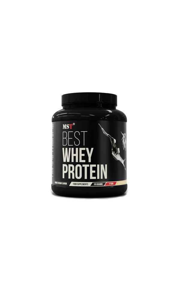MST Nutrition Best Whey Protein + Enzyme 510g - Cookies Cream Pulver, 510 g, Pulver