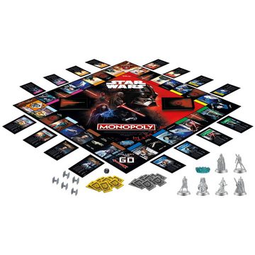 Hasbro Spiel, Star Wars Monopoly Dark Side Edition Englische Ver