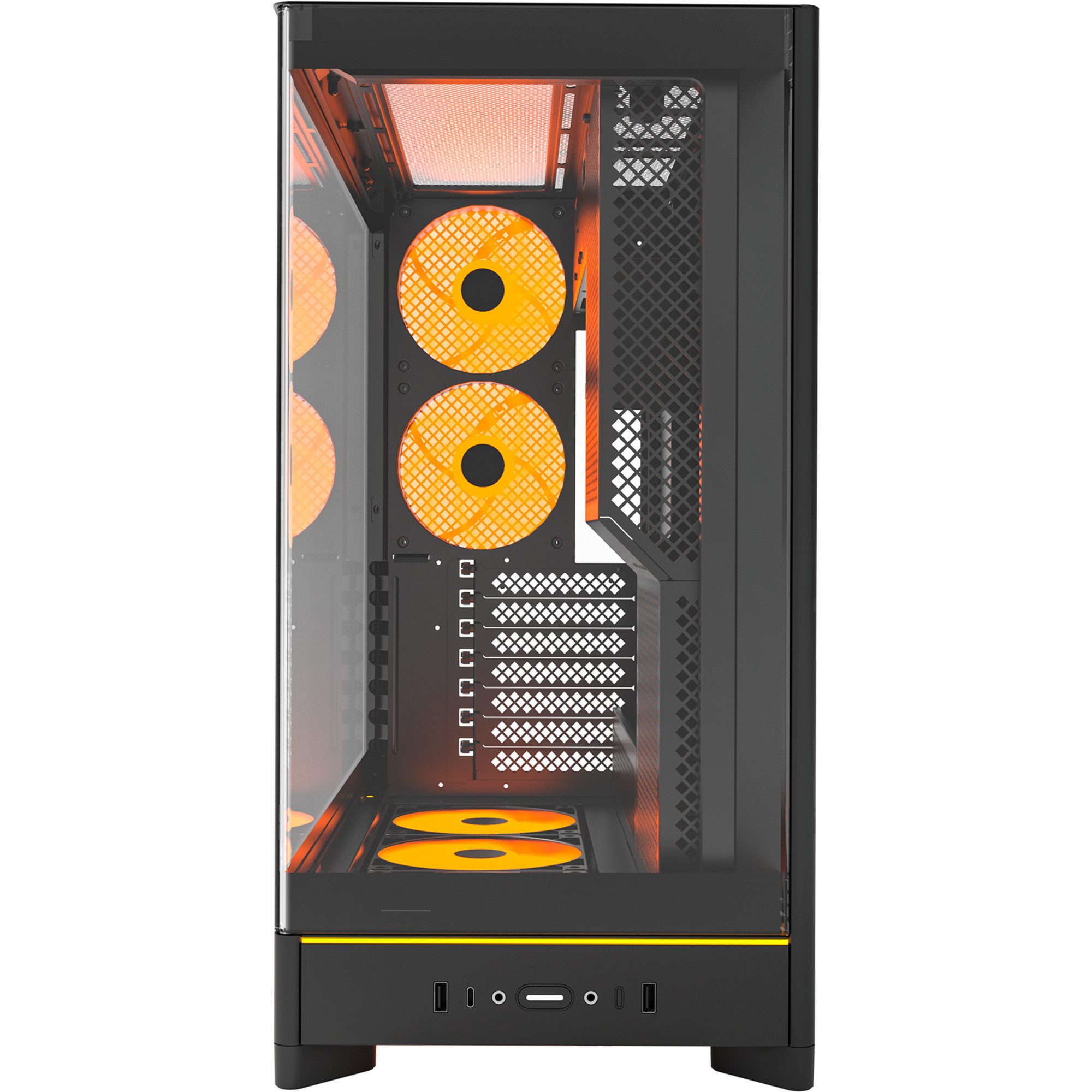 MONTECH PC-Gehäuse Montech HS02 PRO, Tower-Gehäuse, (Tempered Glass