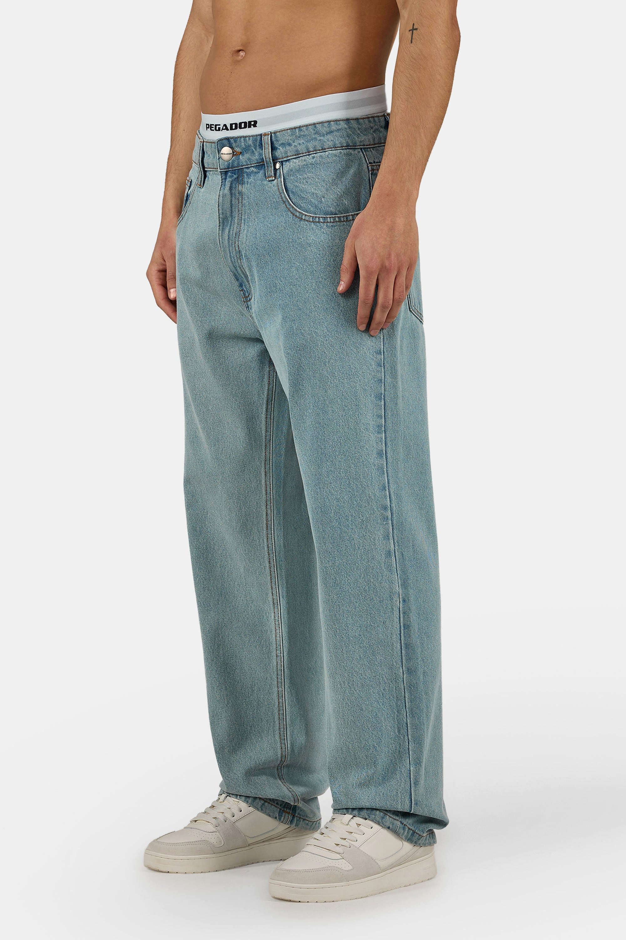 PEGADOR Loose-fit-Jeans Baltra Baggy Jeans Baumwolle, loose fit günstig online kaufen