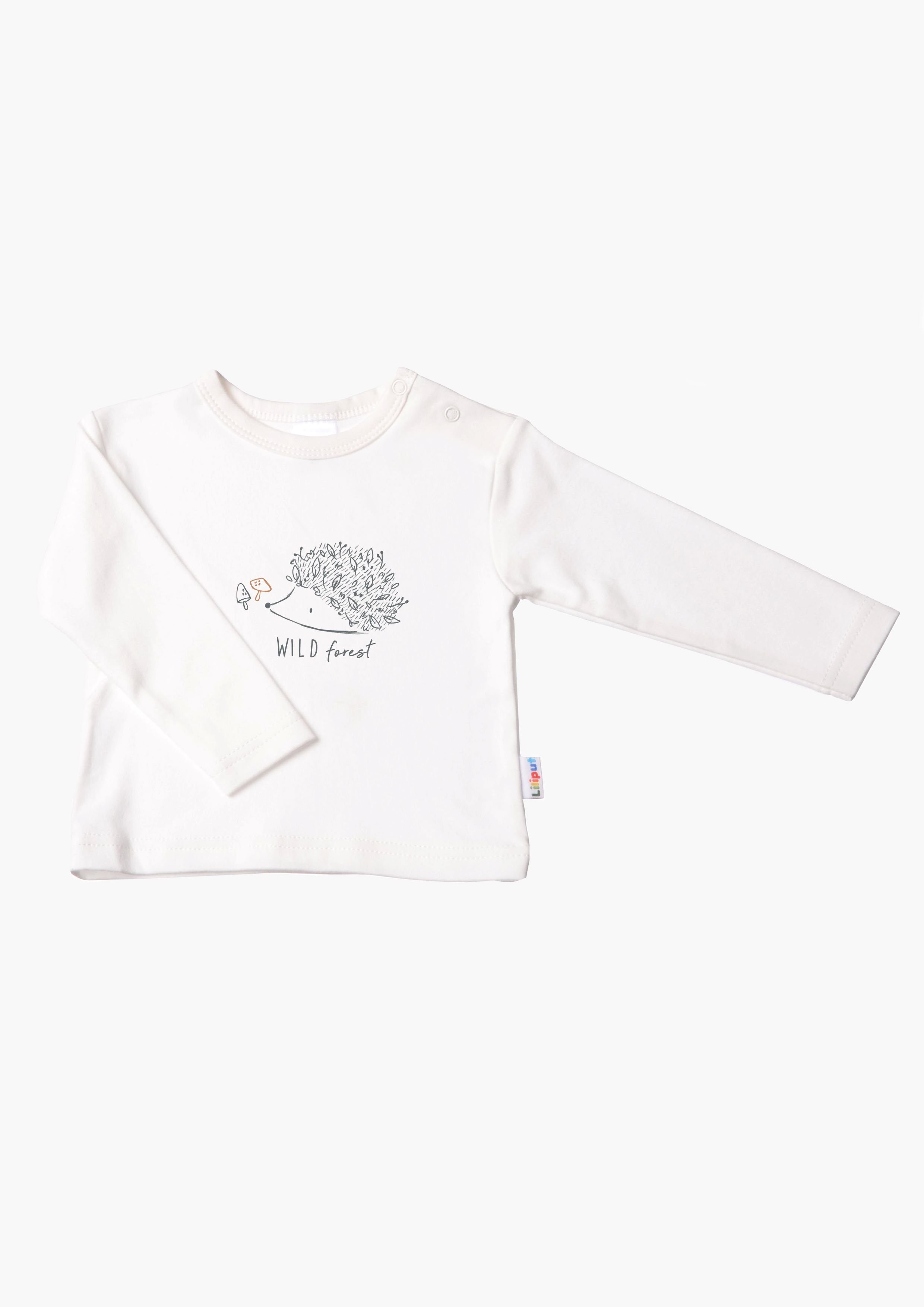 Liliput Langarmshirt Igel mit Druckknöpfen auf der Schulter