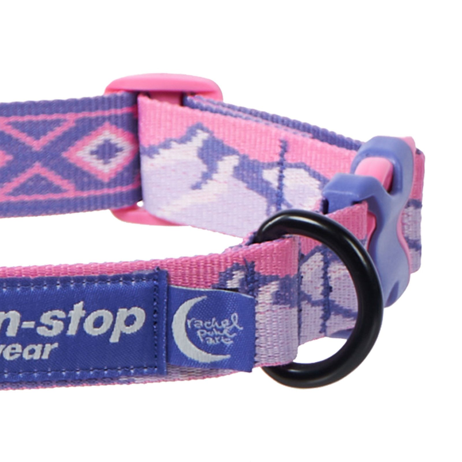 Non-stop dogwear Hunde-Halsband Trail quest collar purple/pink, Polyester, Rachel Pohl - Limited Edition