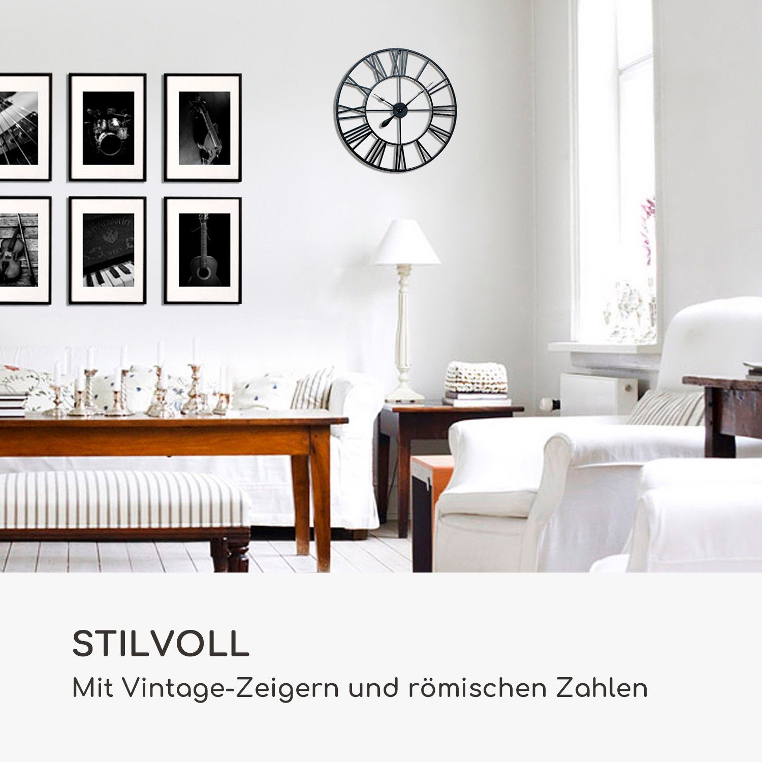 Casa Chic Wanduhr Queensway 60 Wanduhr günstig online kaufen