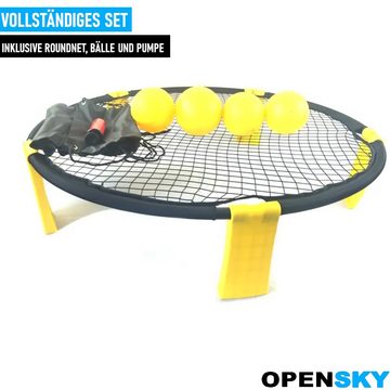 MAVURA Roundnet-Spiel OPENSKY Roundnet Outdoor Ballspiel Freizeit Spielset, Park Garten Strand Sprung Ball mit 3 Bällen & Pumpe