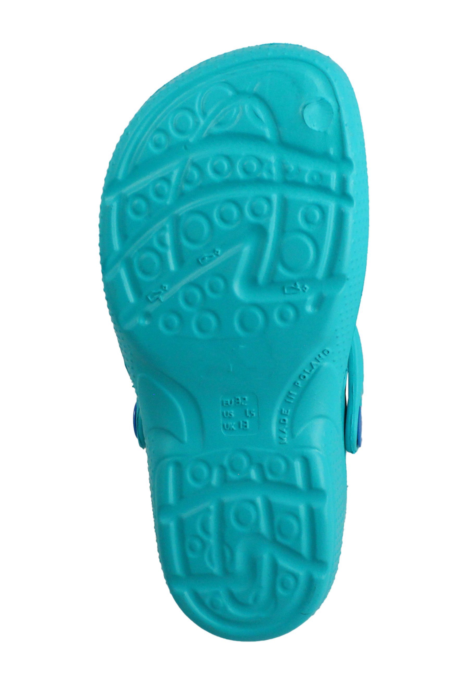 Beck Clogs Badeschuh (sehr leicht, rutschfest, wasserfest) Mit Fersenriemen