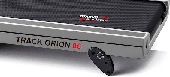 STAMM BODYFIT Laufband TRACK ORION 06 (mit 40-Trainingsprogrammen und 3 extra großen LED-Anzeigen), bis max. 16 km/h, klappbar, mit Steigung, 120 kg max. Benutz – Bild 5 von 5