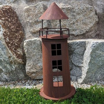 Posiwio Gartenfigur Leuchtturm klein 47 cm, (0 St)