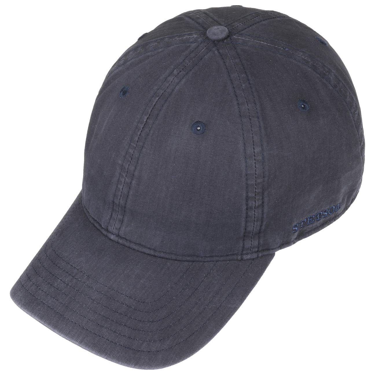 Baseballcap mit blau Baseball Cap Stetson Schirm (1-St)