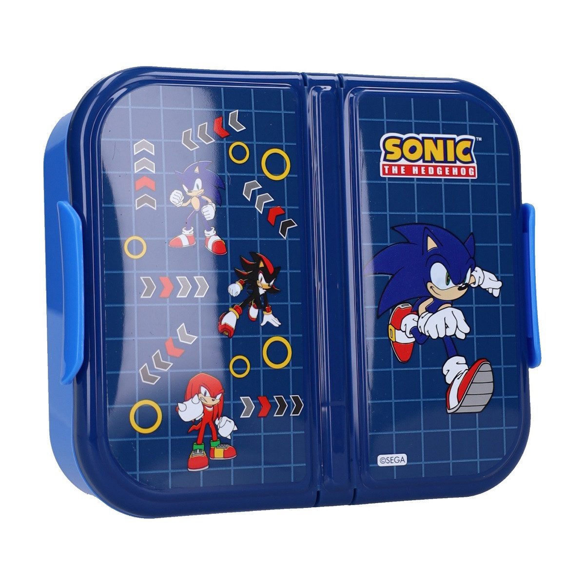 Sonic The Hedgehog Lunchbox Brotdose für Kinder 1,4 l Snackbox für Schule und unterwegs, PP, (1-tlg)