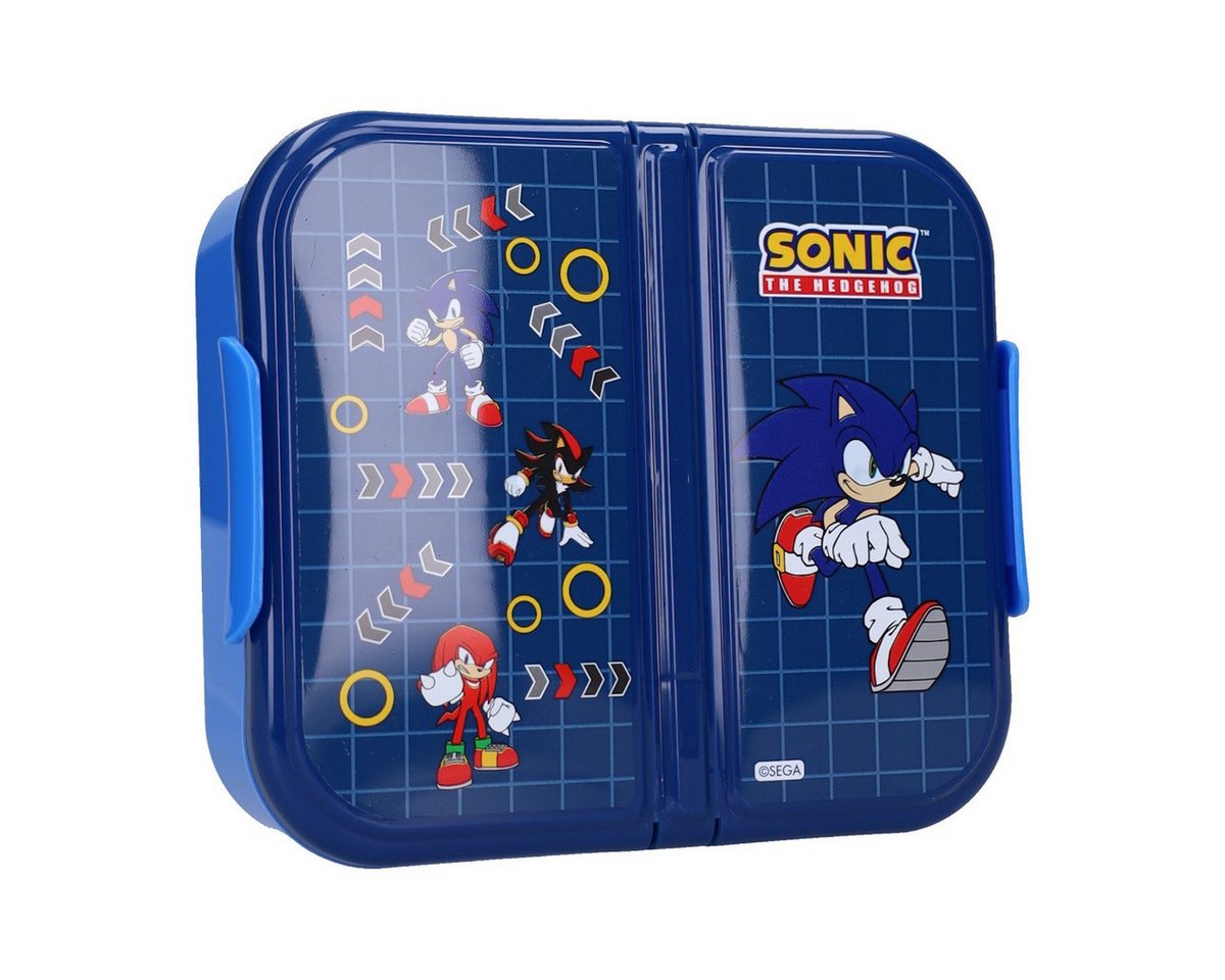 Sonic The Hedgehog Lunchbox Brotdose für Kinder 1,4 l Snackbox für Schule und unterwegs, PP, (1-tlg)