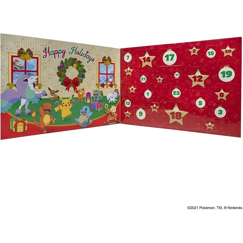 BOTI Adventskalender Pokémon Deluxe, mit 24 Spielzeug-Überraschungen, für Kinder ab 3 Jahren
