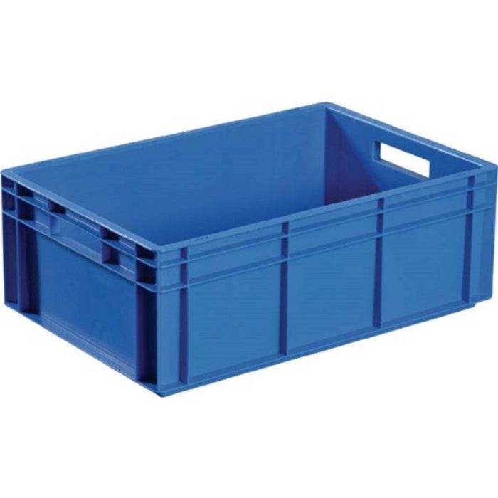 PROMAT Reisebehälter Transportbehälter L600xB400xH280mm blau PP Durchfassgr.Seitenwände g