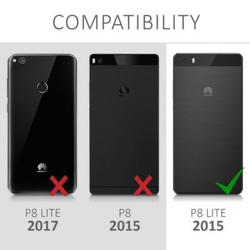 kwmobile Handyhülle Case für Huawei P8 Lite (2015), Hülle Silikon transparent - Silikonhülle