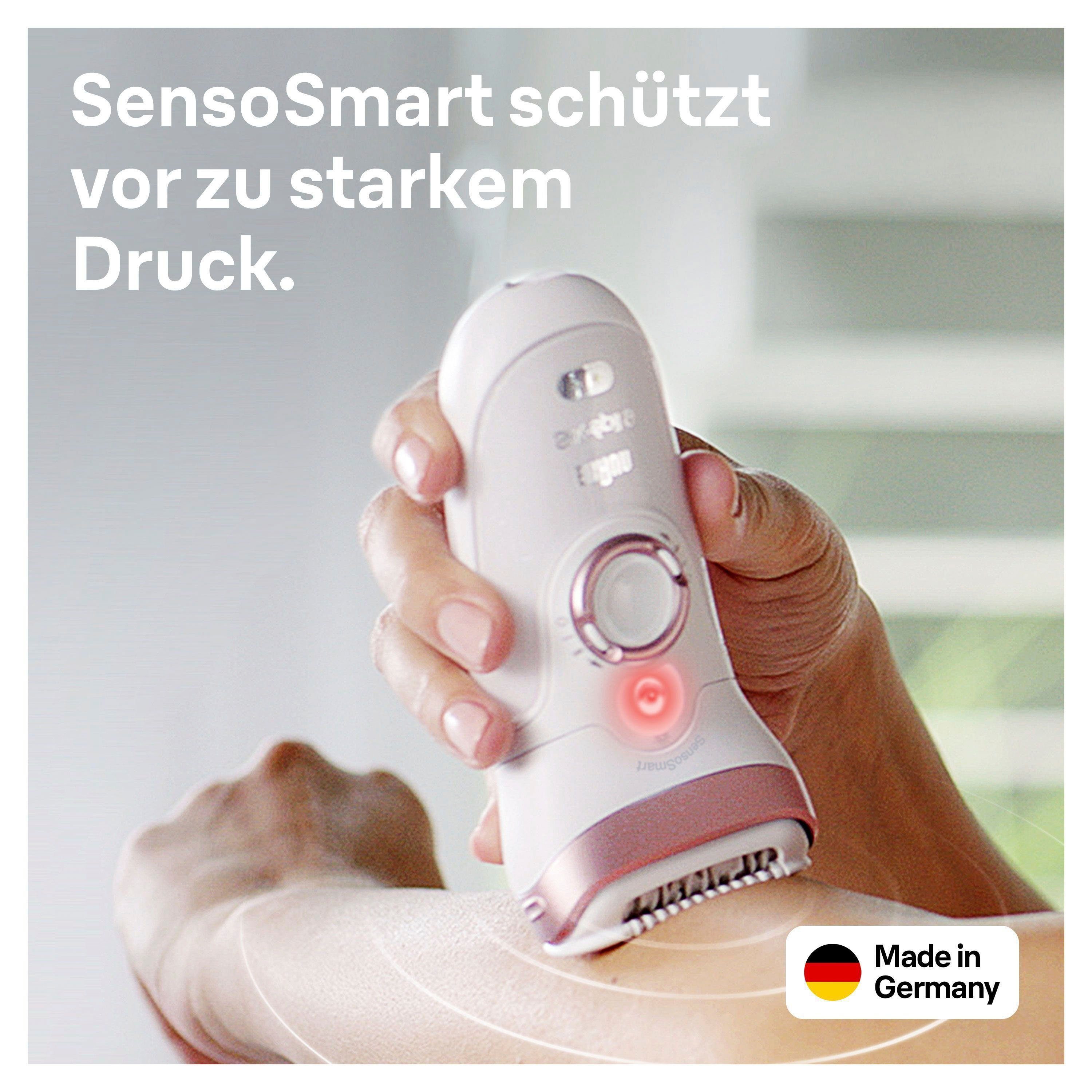 Braun Epilierer Aufsätze: 9 kabellose 9-990 Silk-épil Dry-Epilation 13 Wet Micro-Grip-Pinzetten-Technologie, & SkinSpa, St