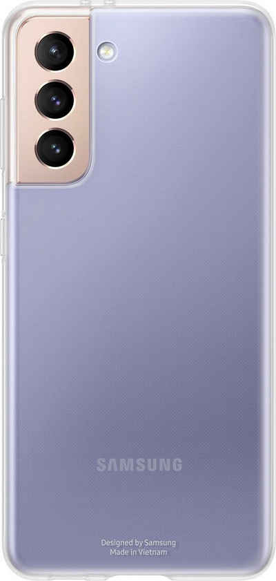 Samsung Smartphone-Hülle »Clear Cover EF-QG991 für Galaxy S21« Samsung Galaxy S21 15,8 cm (6,2 Zoll)
