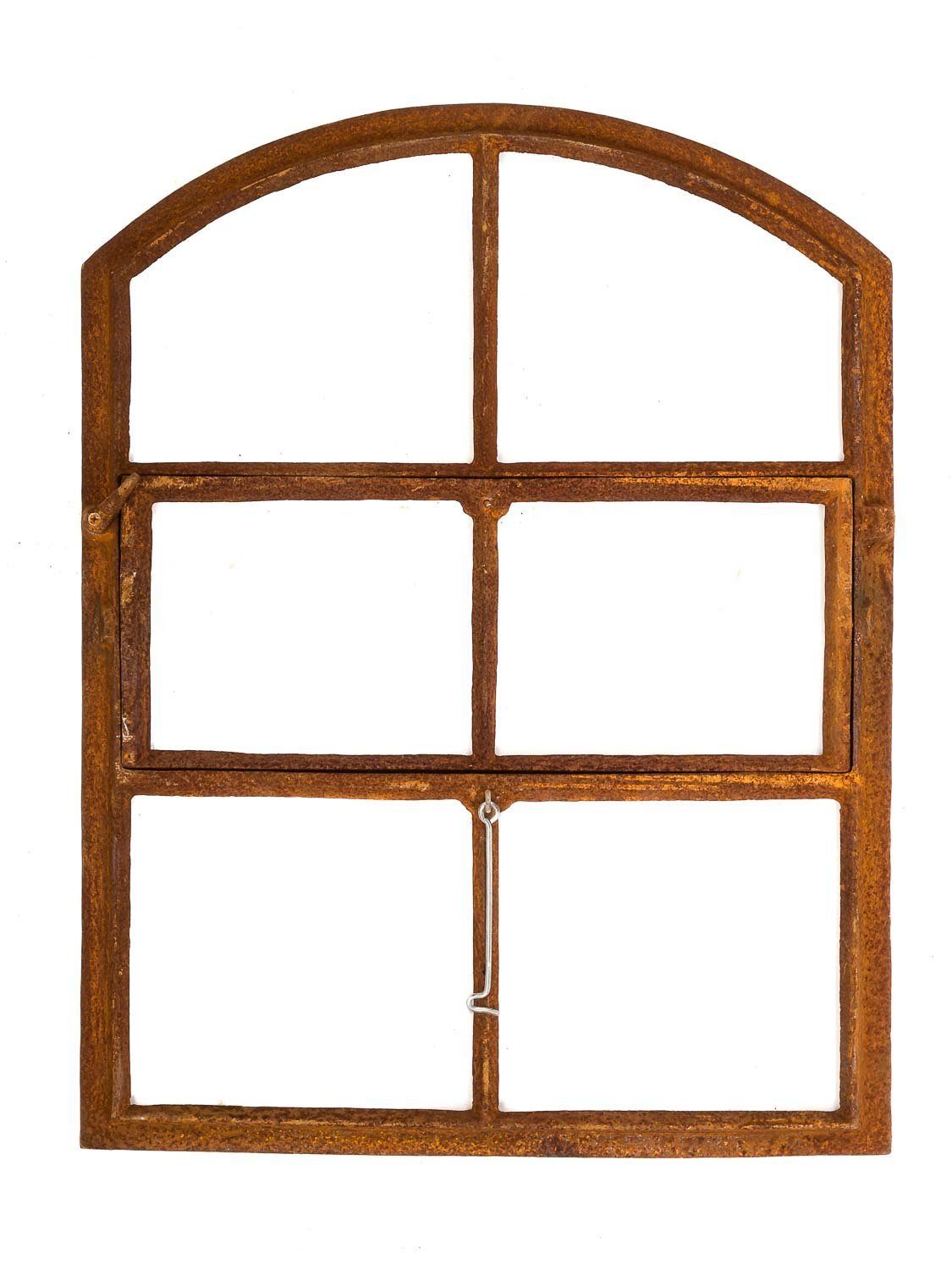 Dekoobjekt Stallfenster Klappe Scheunenfenster Eisenfenster Fenster 70cm im Antik