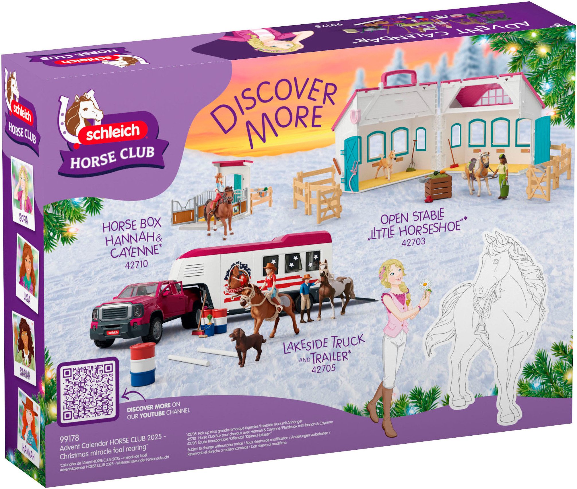 Schleich® Spielzeug-Adventskalender HORSE CLUB, Horse Club günstig online kaufen