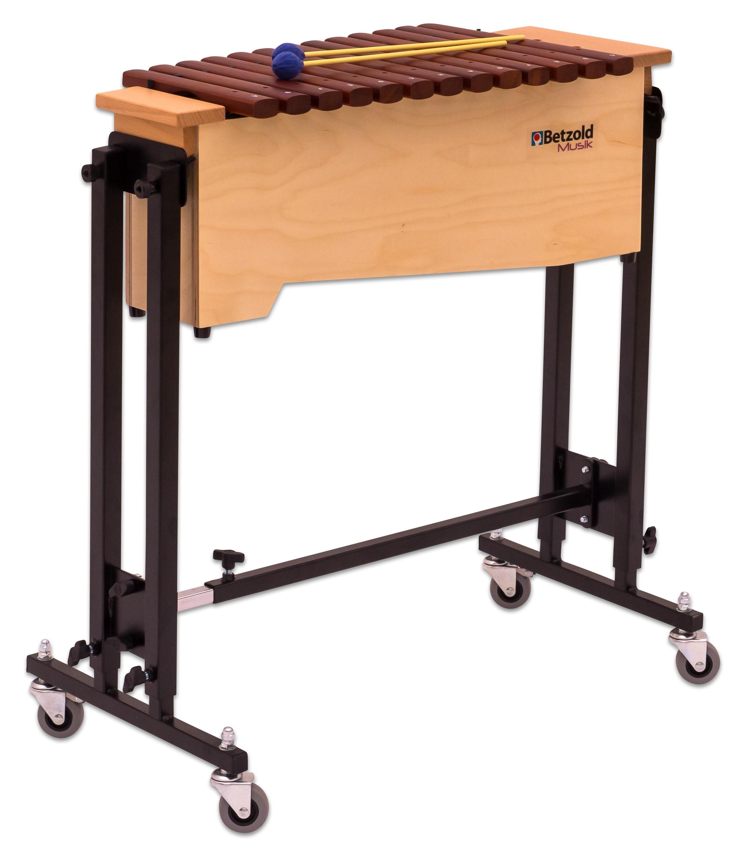 Betzold Xylophon Alt-Xylophon + Ständerwagen