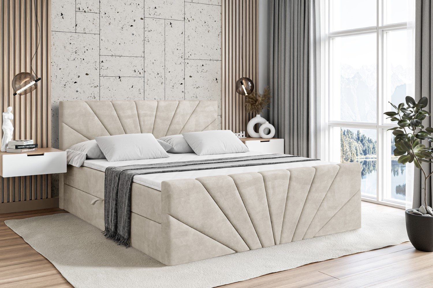 ALTDECOR Boxbett MILTIO-Z (Multipocket-Matratze H4, H3 günstig online kaufen