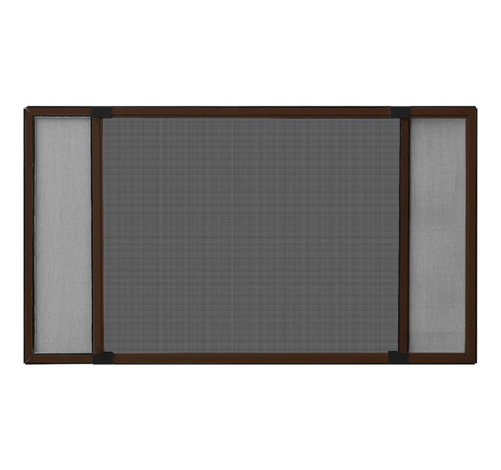 Thumbnail - vidaXL Insektenschutz-Vorhang Ausziehbarer Insektenschutz für Fenster Braun (75-143)x50 cm