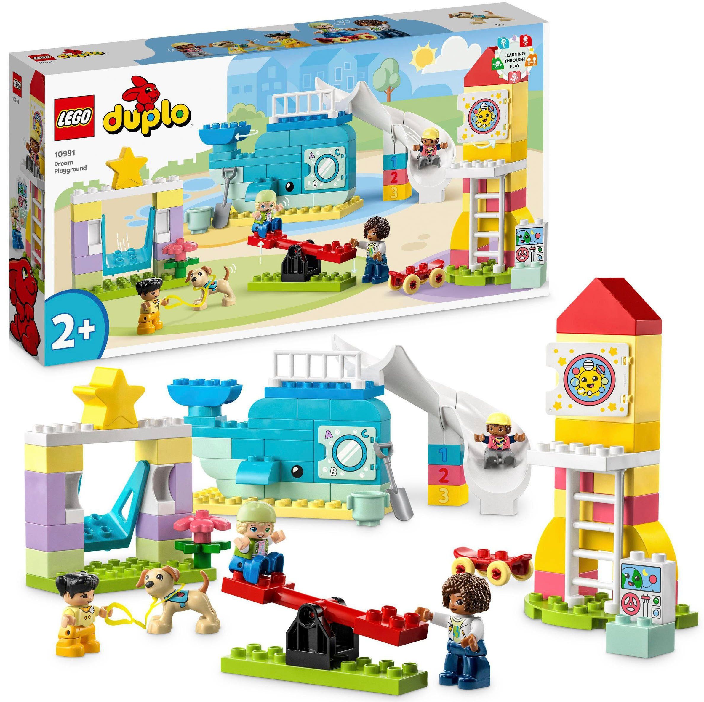 LEGO® Konstruktionsspielsteine Traumspielplatz (10991), LEGO® DUPLO, (75 St), Made in Europe