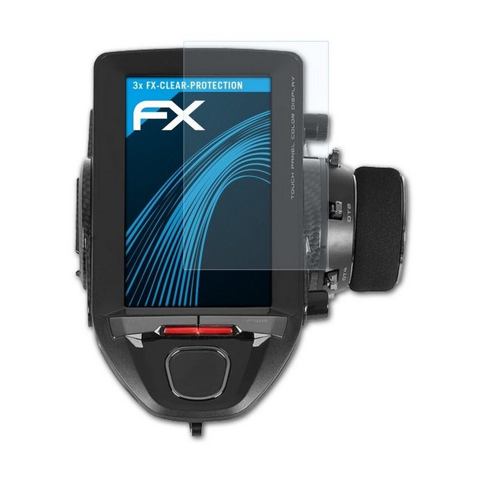 atFoliX Schutzfolie Displayschutz für Futaba 7PXR (3 Folien) Ultraklar und hartbeschichtet