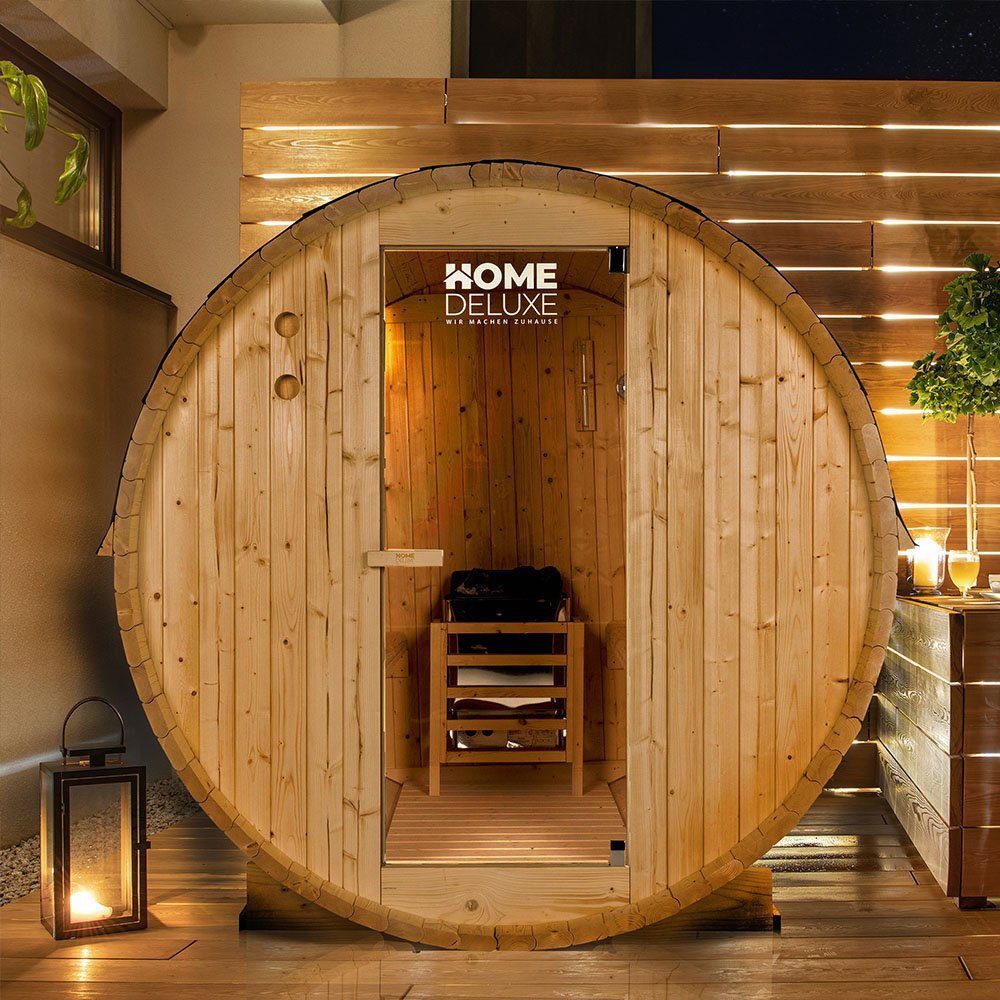 HOME DELUXE Fasssauna Outdoor Fasssauna LAHTI, günstig online kaufen