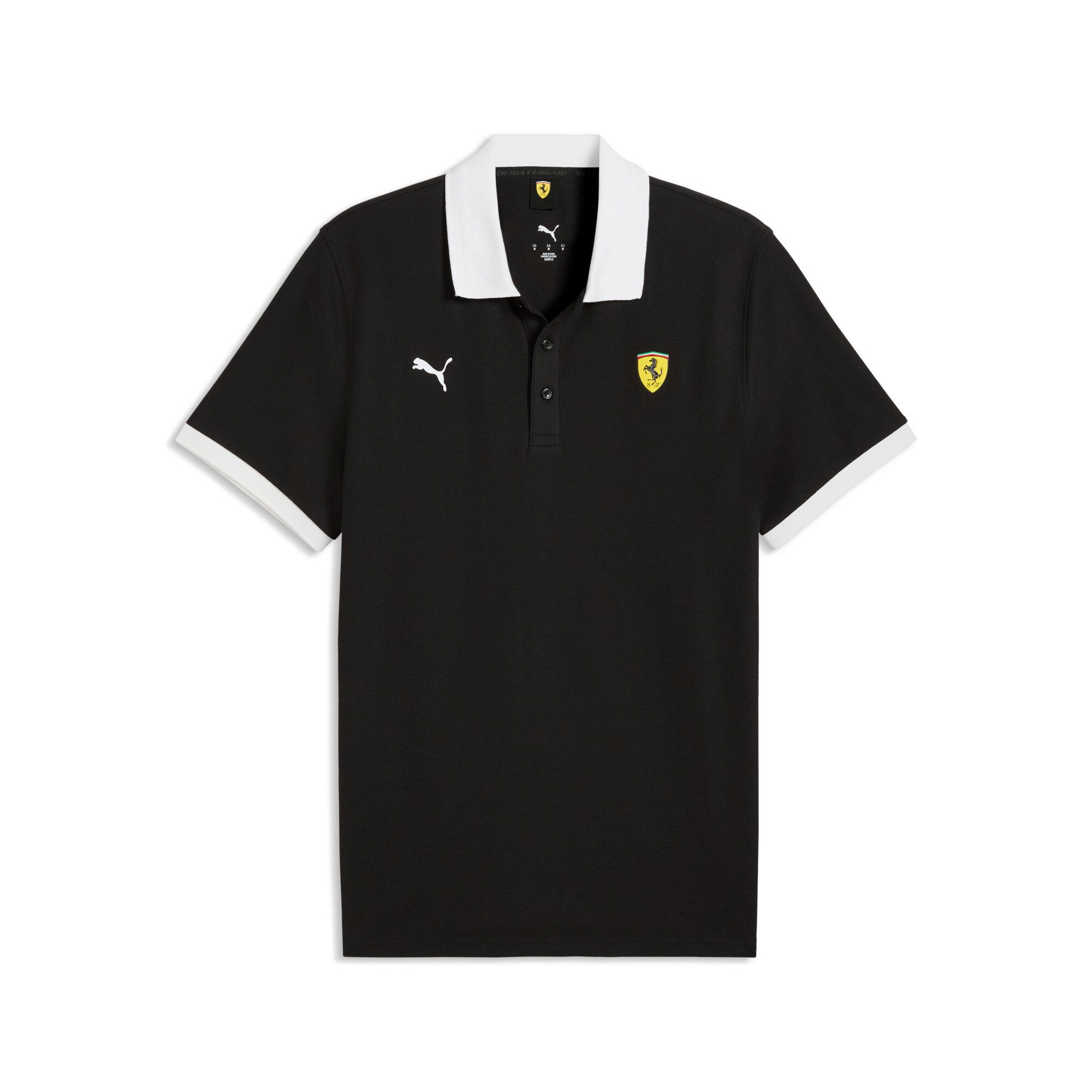 PUMA Poloshirt FERRARI PIQUET POLO Regular Fit, Kurzarm-Design, normale Kragenform, ohne Kapuze