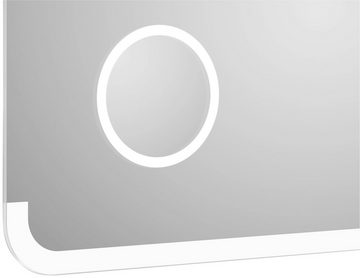 Talos Badspiegel Harmony, 3-fach Vergrösserung und Digitaluhr
