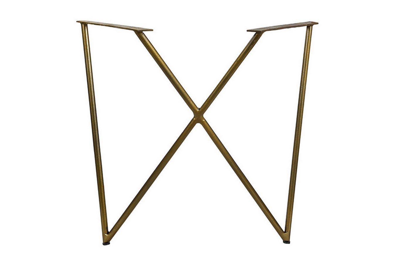 Tischhelden Tischbein Tischgestell Tris Set messing