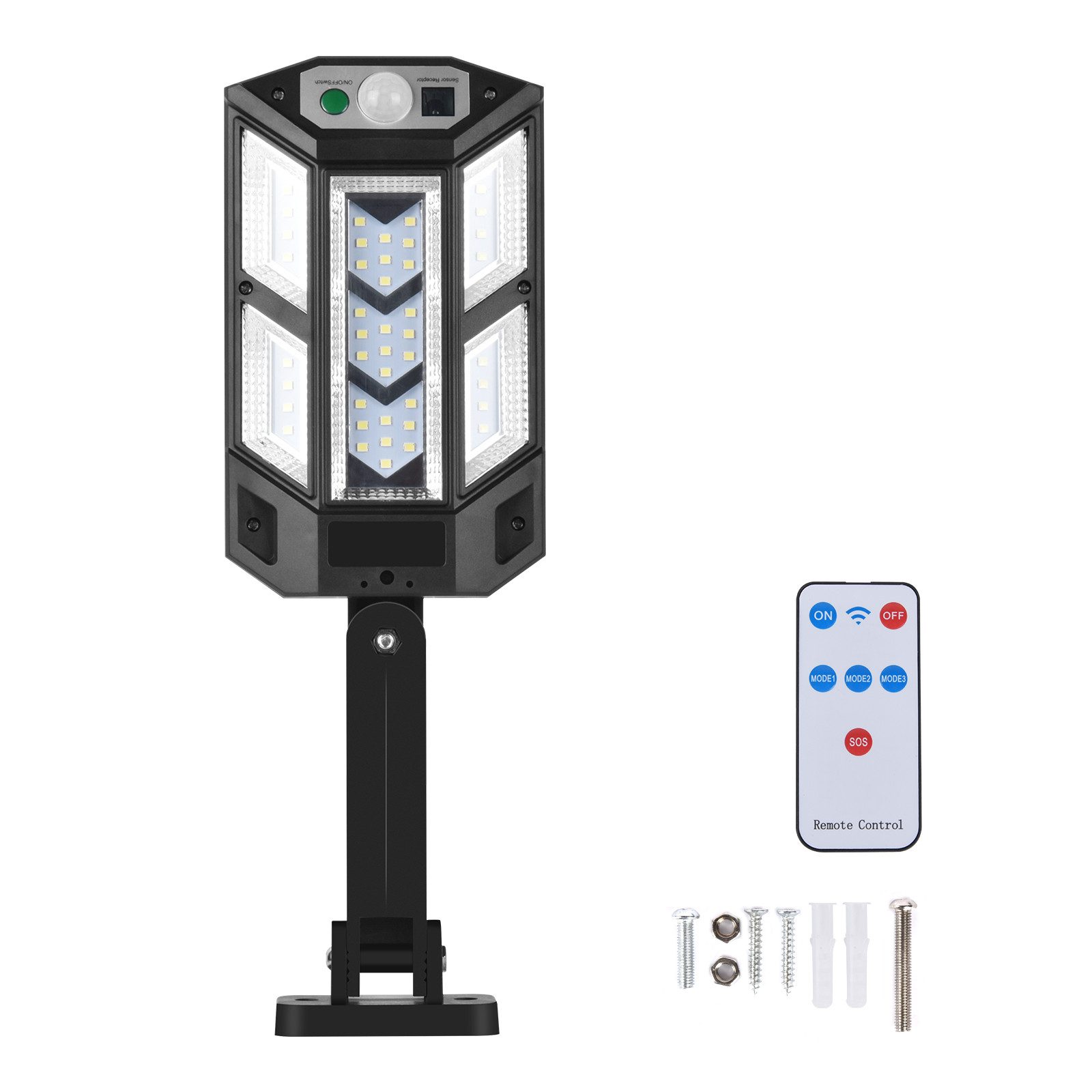 PODOFO LED Solarleuchte Solar Straßenlaterne mit günstig online kaufen