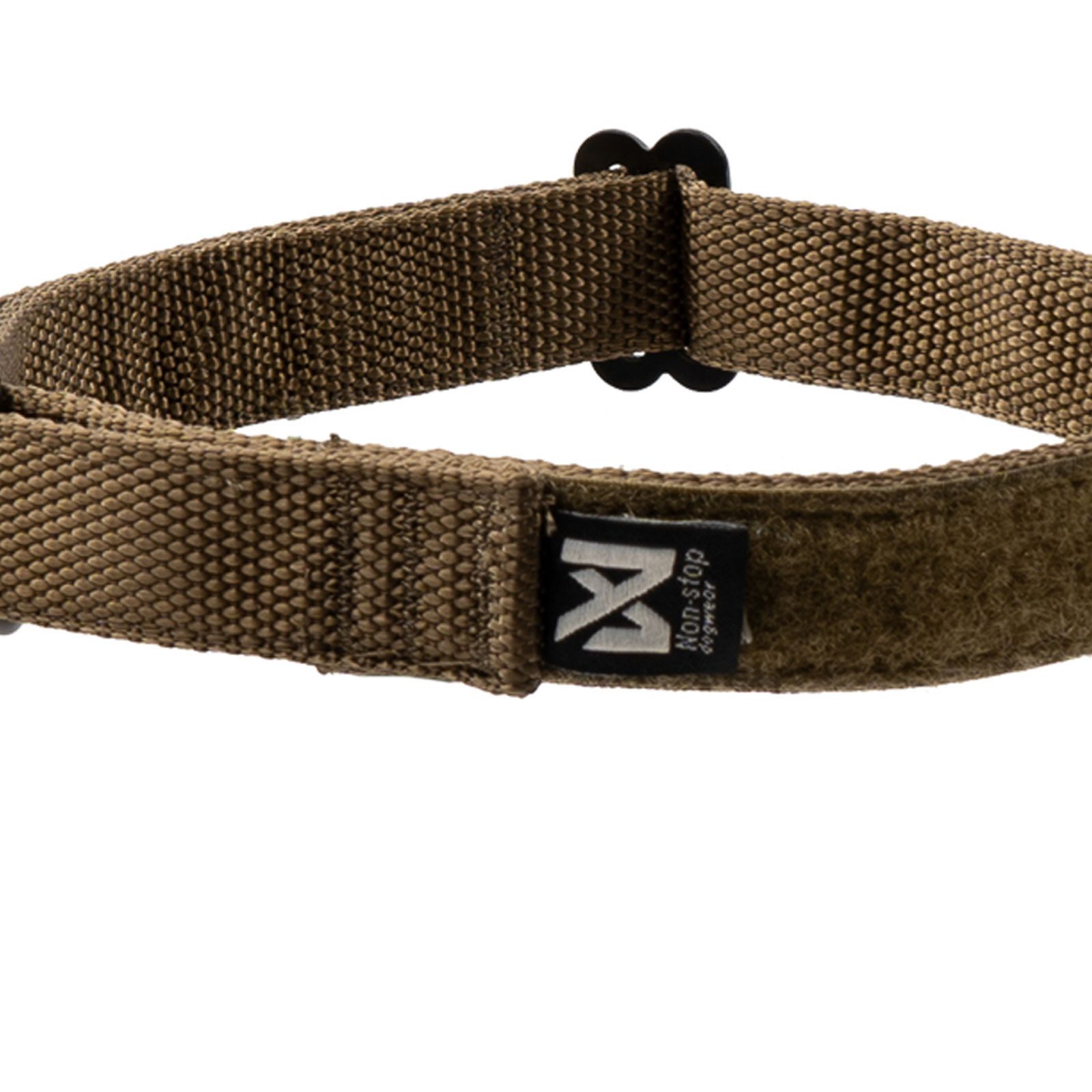 Non-stop dogwear Hunde-Halsband Solid adjustable collar WD olive, Nylon, Die Working Dog Serie - für Malocher-Hunde!