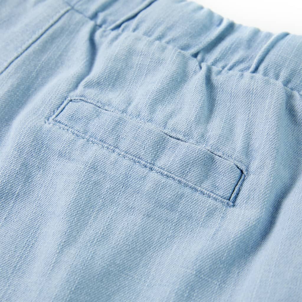 vidaXL Trainingshose Kindershorts Helles Jeansblau 140