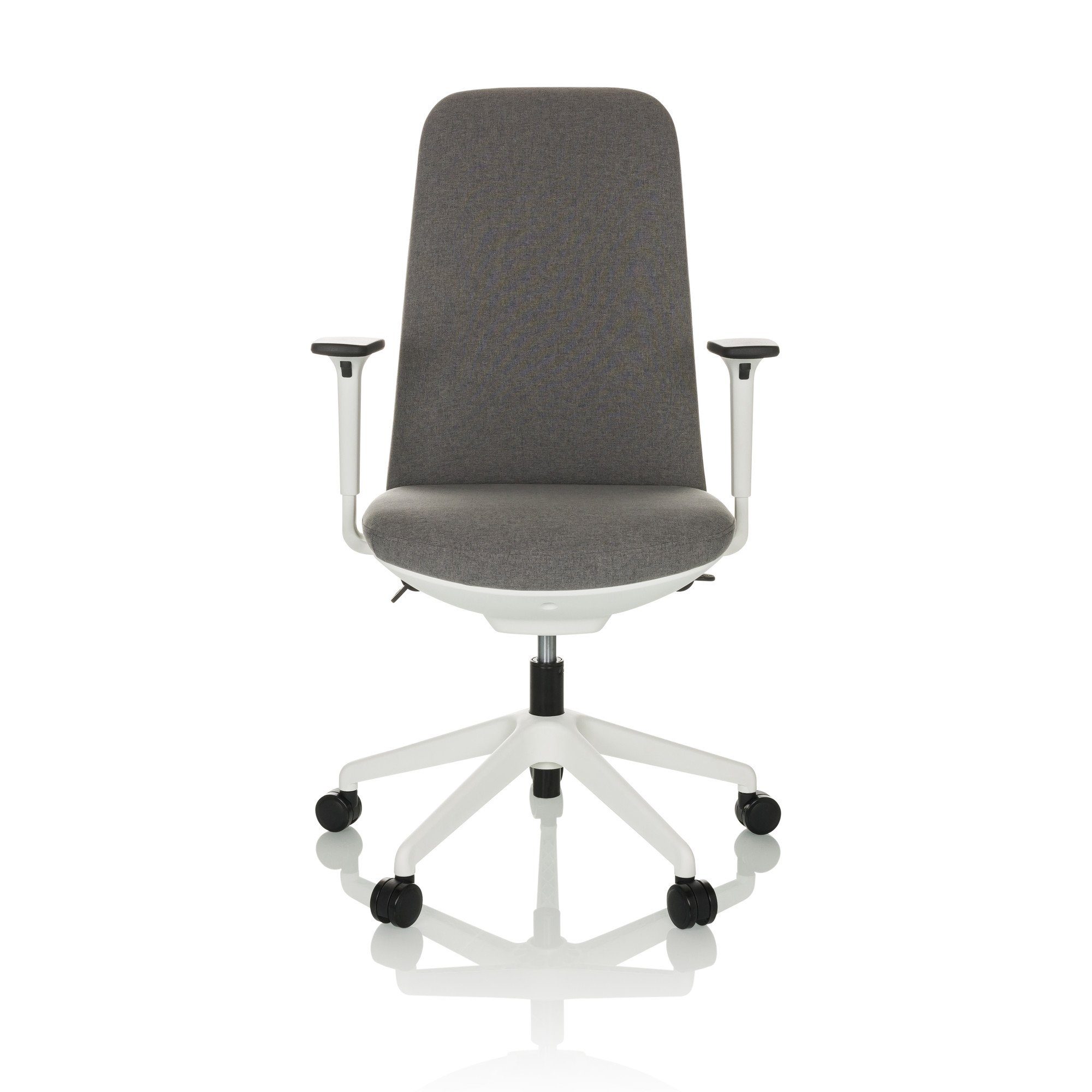 hjh OFFICE Drehstuhl Profi Bürostuhl NESTORA Stoff (1 St), Schreibtischstuhl ergonomisch Grau