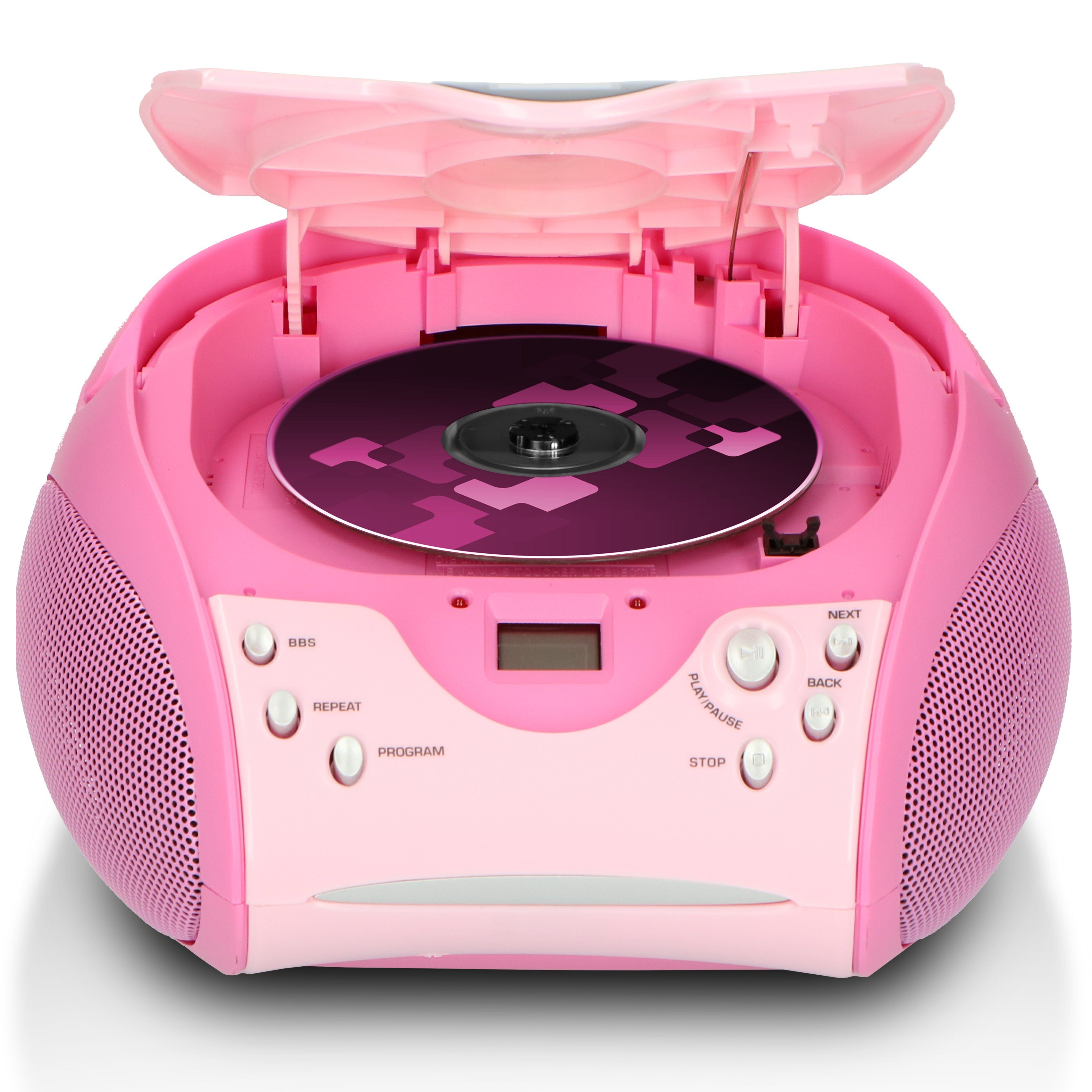 CD-Radiorecorder (FM) Pink Lenco SCD-24