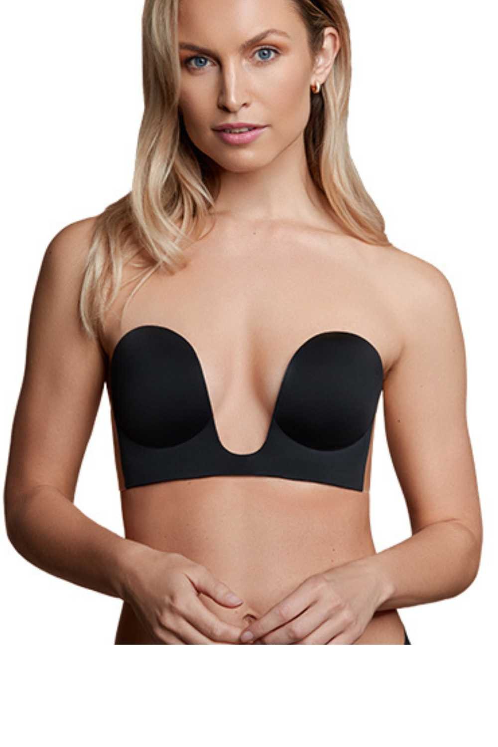 Bye Bra Bügelloser BH Klebe-BH nahtlos schwarz sexy