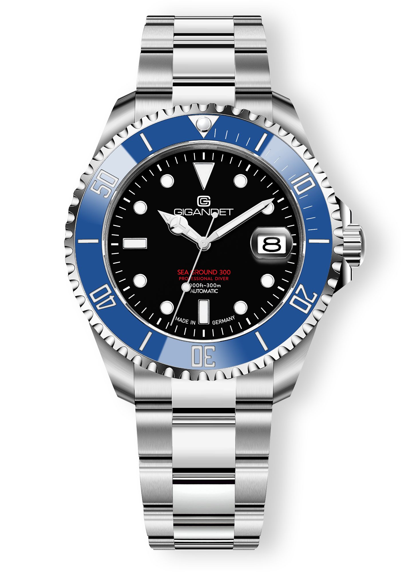 Automatikuhr SEA GROUND 300 CERAMIC DATE