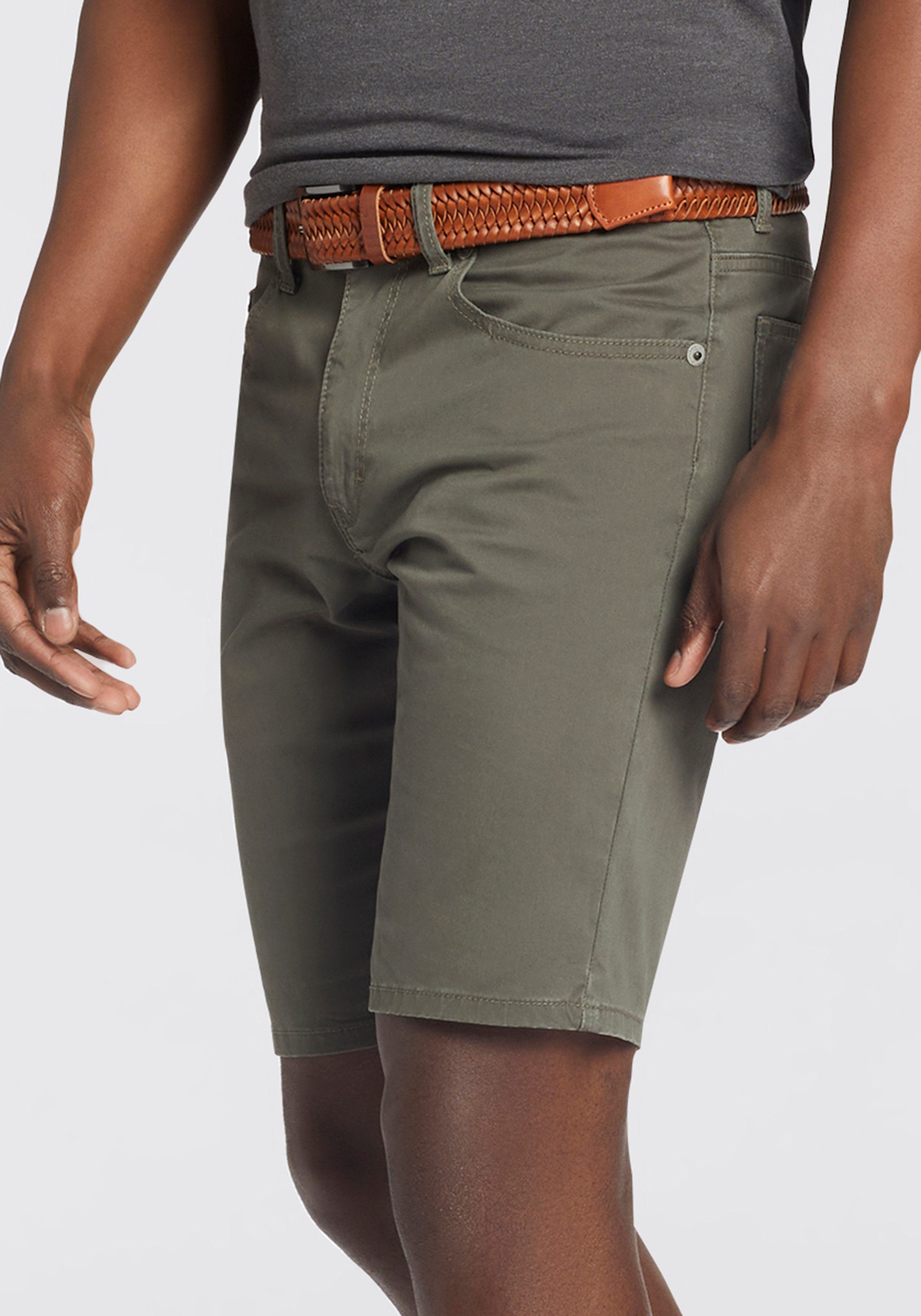H.I.S Flechtgürtel aus Leder mit verdecktem günstig online kaufen