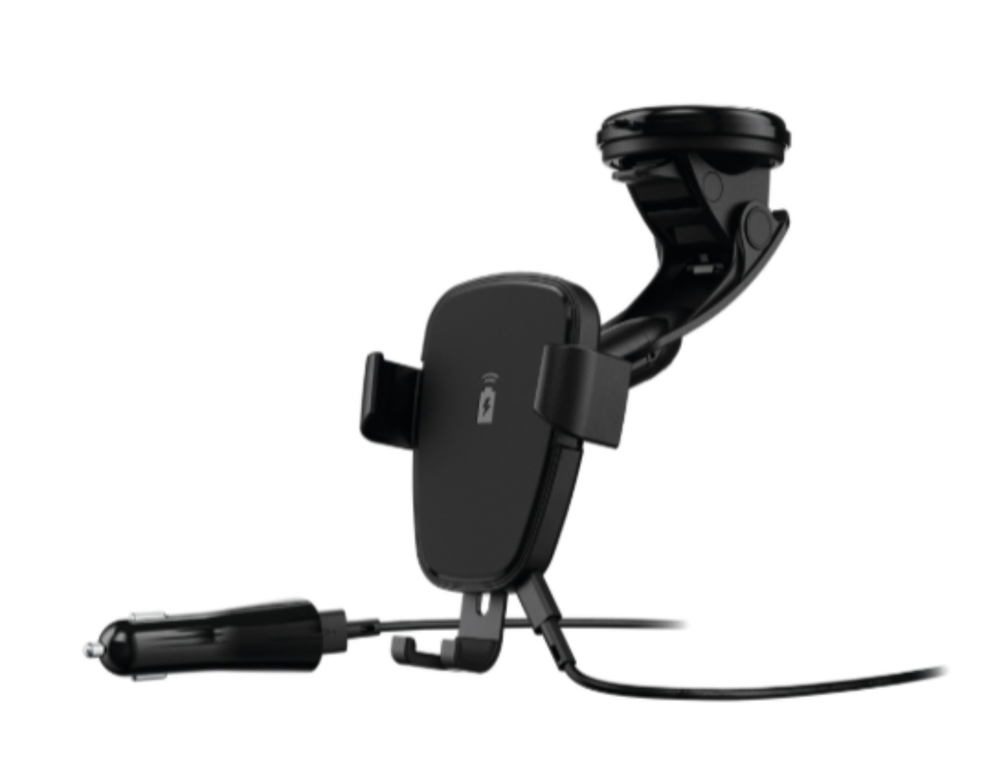 Tronic Smartphone-Halterung Qi-Lader Kfz Handyhalterung Induktives Laden Saugnapf TKHQ 10 A110W, (bis 6.7 Zoll)