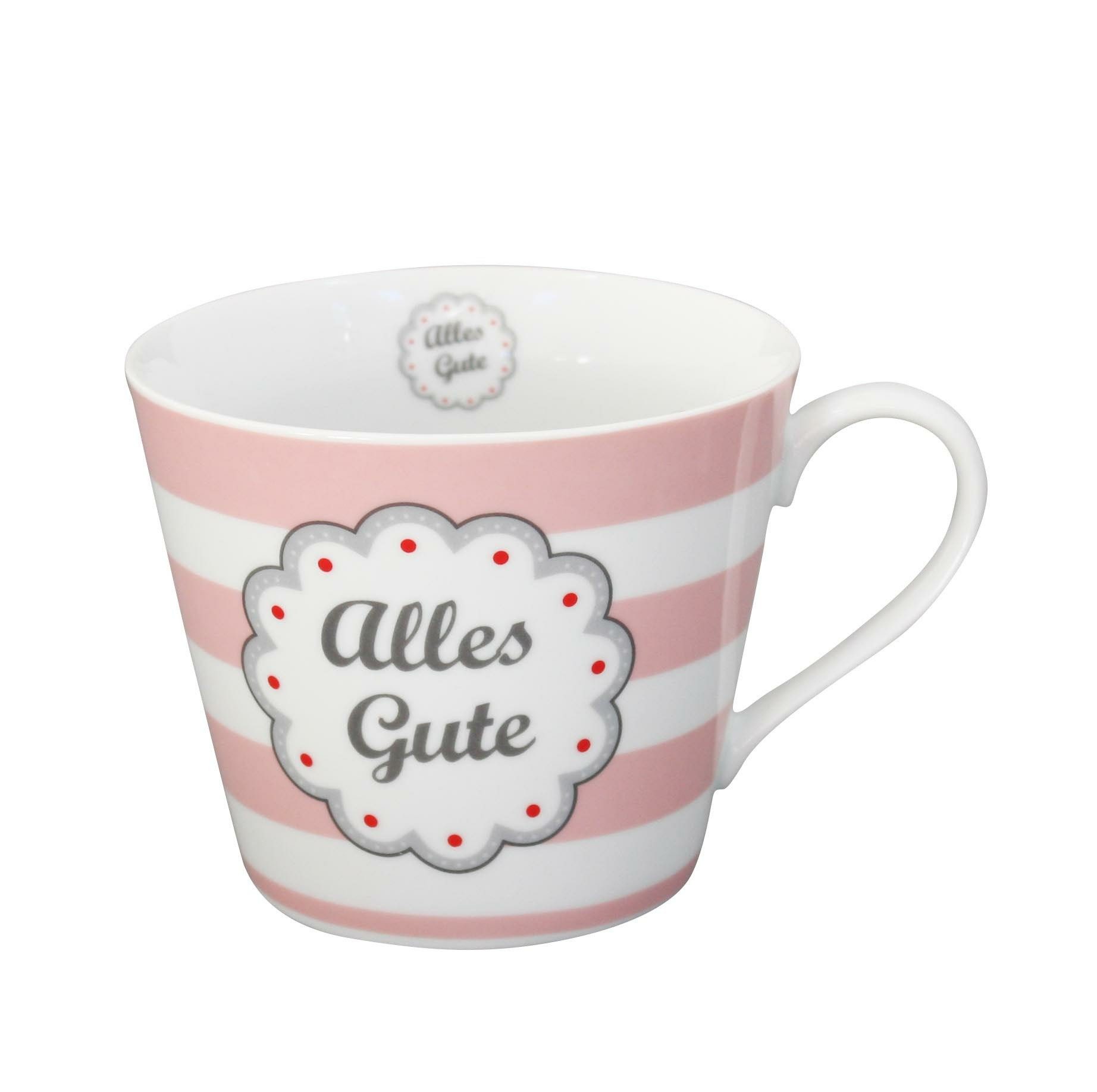 Krasilnikoff Tasse Tasse Damen, Materialmix