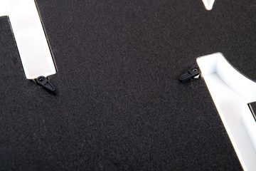 BURI Bilderrahmen Multishotrahmen Setzkasten 46x46x1,5cm weiß oder schwarz