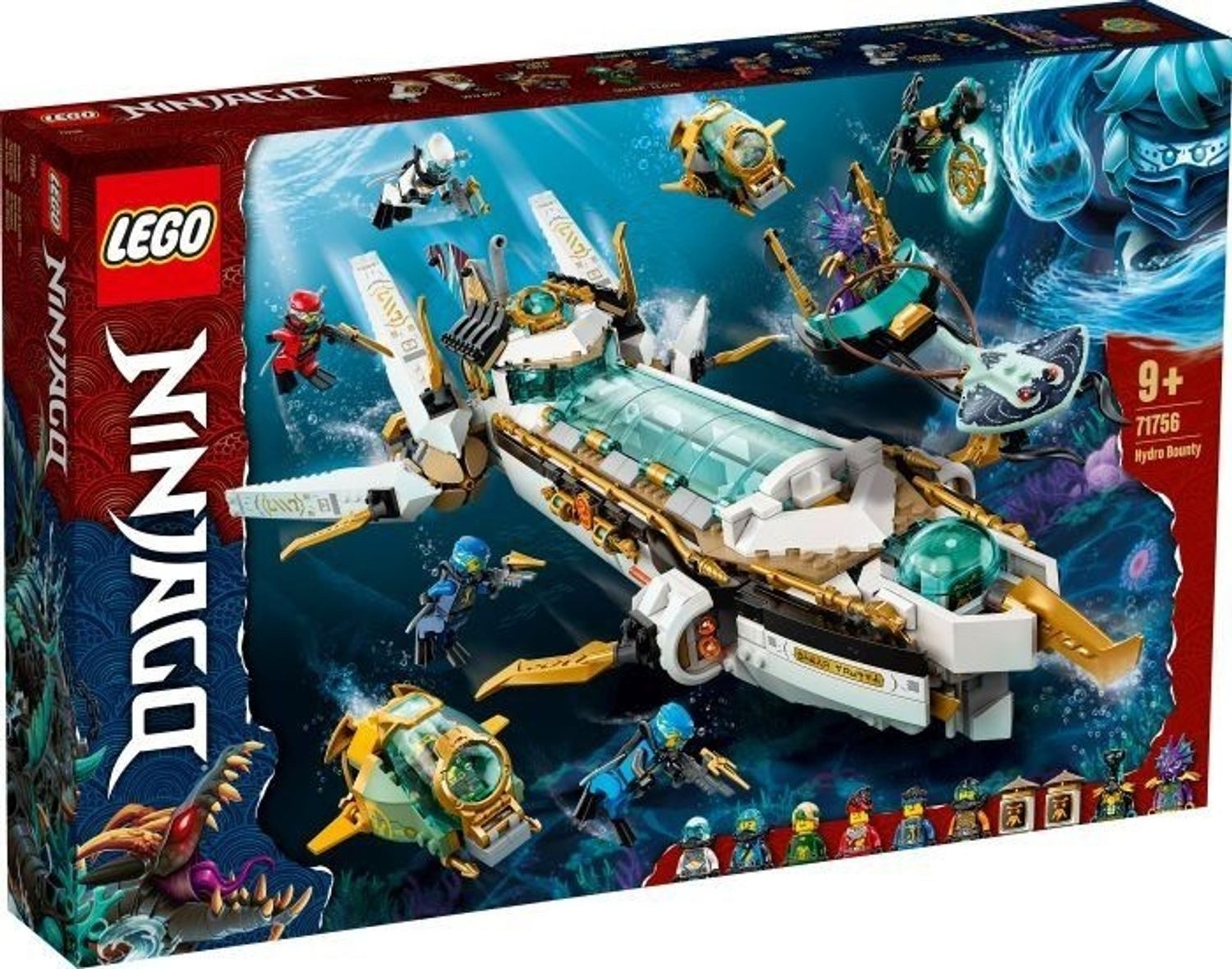 LEGO® NINJAGO® Wassersegler Konstruktionsspielsteine, (Wassersegler, Klemmbausteine), Made in Europe