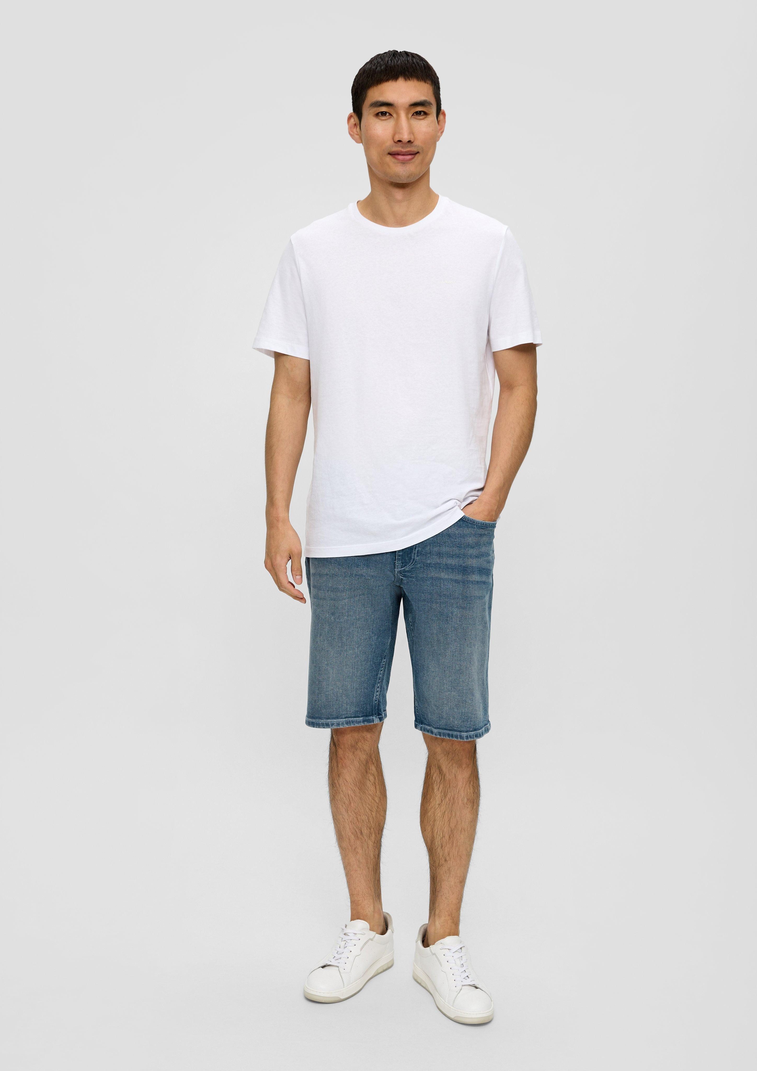 s.Oliver Stoffhose Jeans-Shorts / Regular Fit / High Rise Waschung
